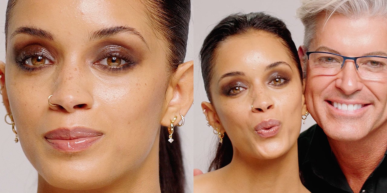 Grunge Glam the final makeup look with our Model and Lancome National Makeup Artist Robert Cook